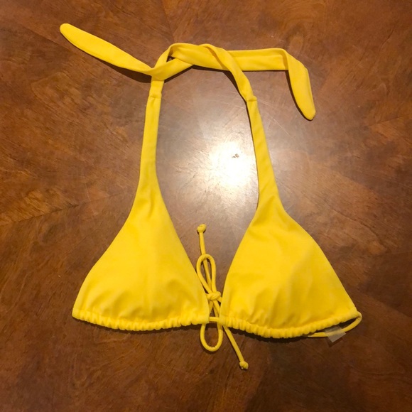 Victoria’s Secret Triangle Halter Bikini Top Small